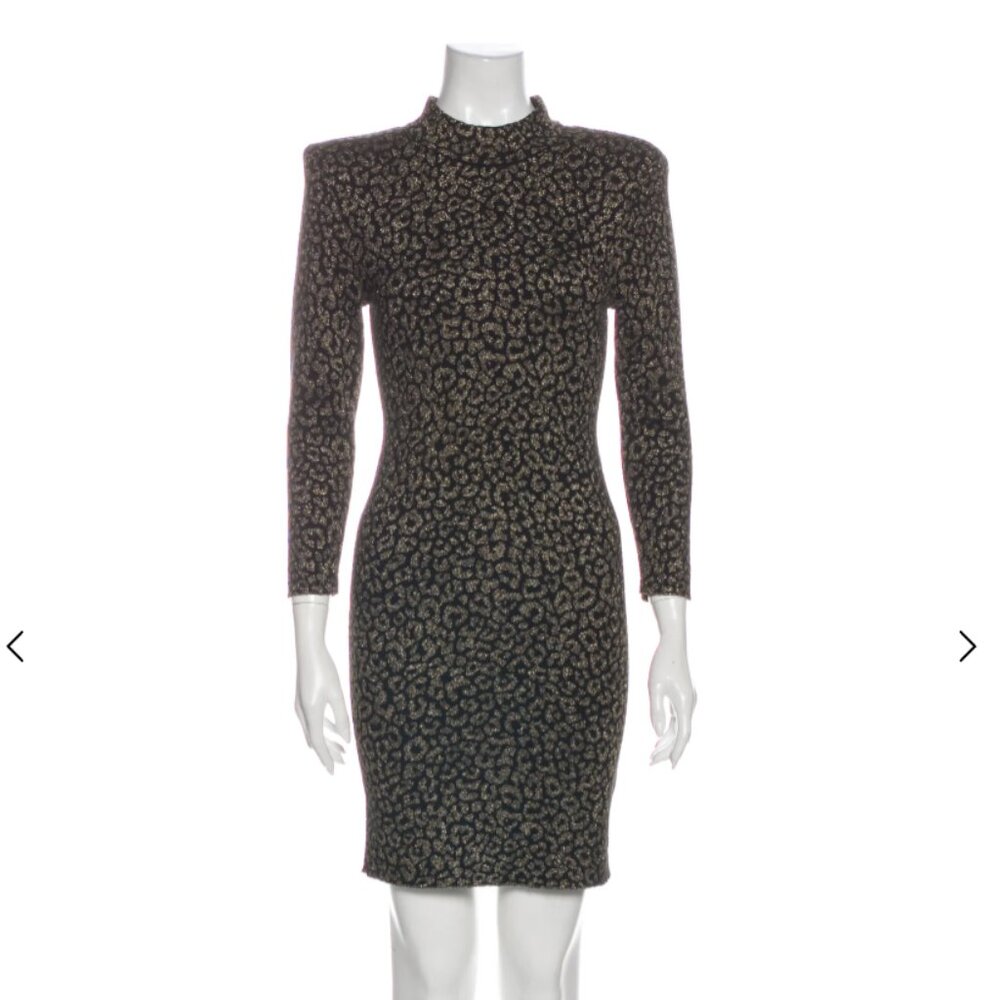 A.L.C. Patterned Mini Dress Size: S